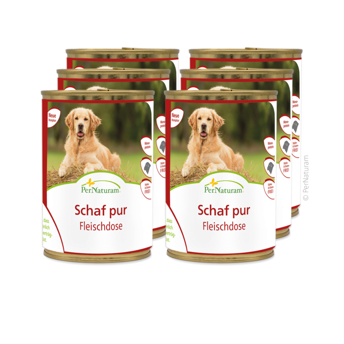 Meat tin - pure sheep 6 x 400 g