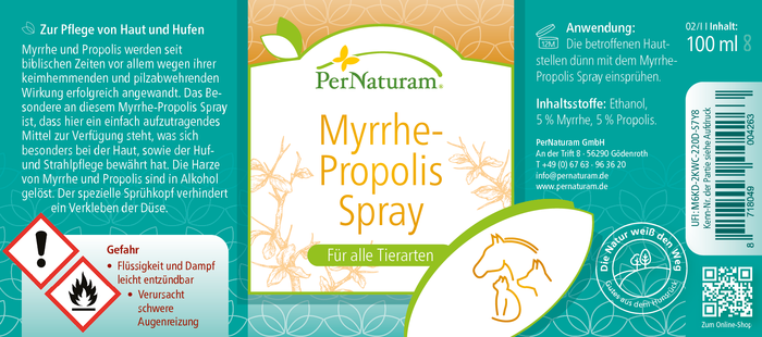 Myrrh propolis spray (100 ml)