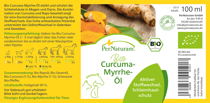 Bio Curcuma-Myrrhe-Öl