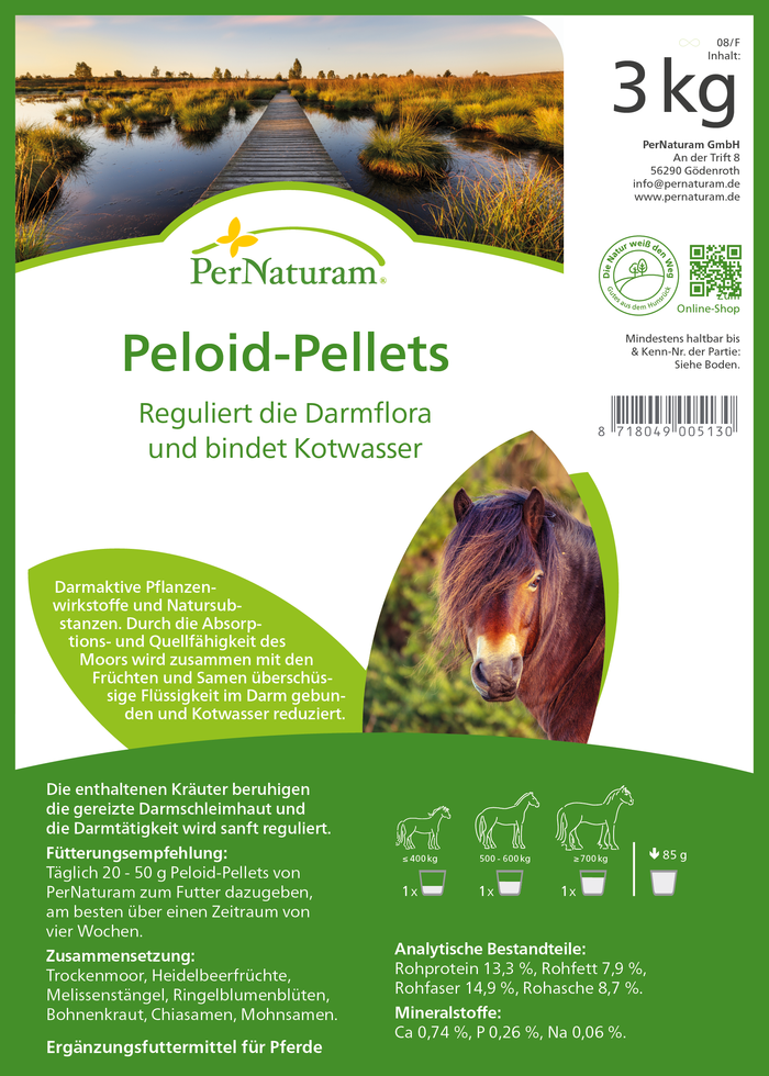 Peloid-Pellets - DarmRegeneration