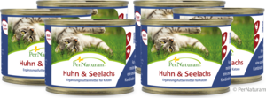 Vleesblik kip & koolvis 6 x 200g
