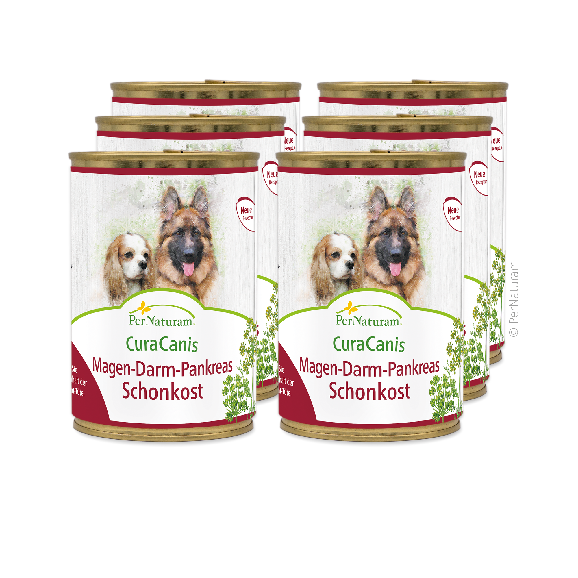 CuraCanis® Maag-Darm-Alvleesklier dieet voeding (6x400 g)