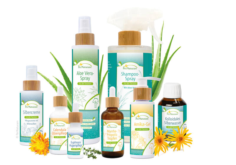 Fell-Shampoo, Tierhautpflege und Pflegeprodukte für Tiere aus natürlichen Inhaltsstoffen bei pernaturam