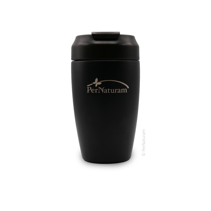 Thermobecher, schwarz (380 ml)