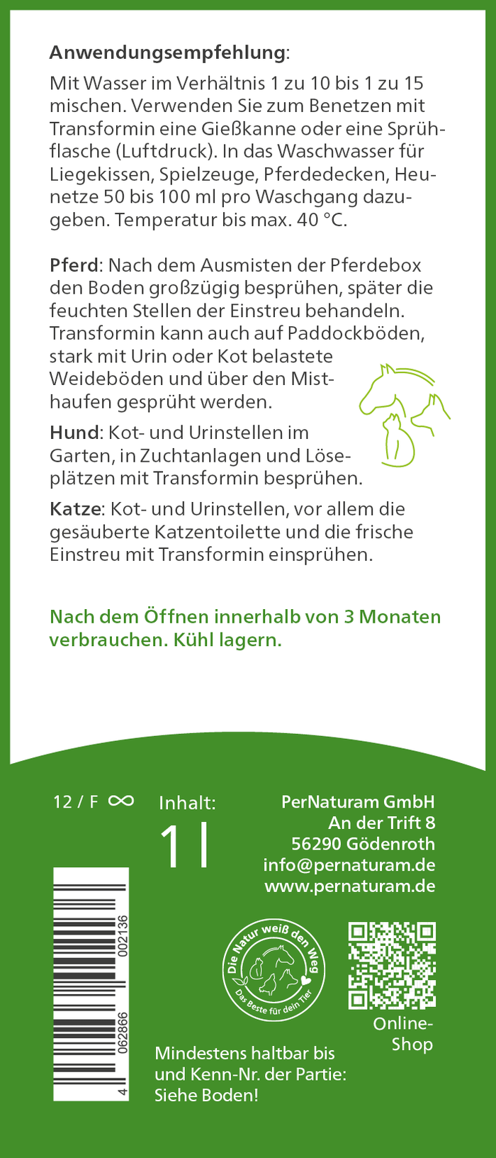 Transformin - GeruchsBinder (1 Liter)