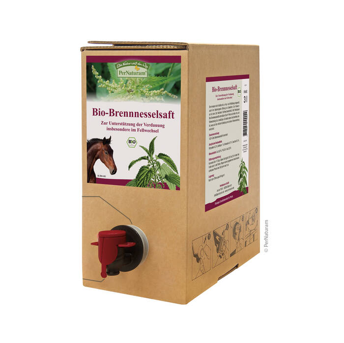 Bio-Brennnesselsaft für Pferde