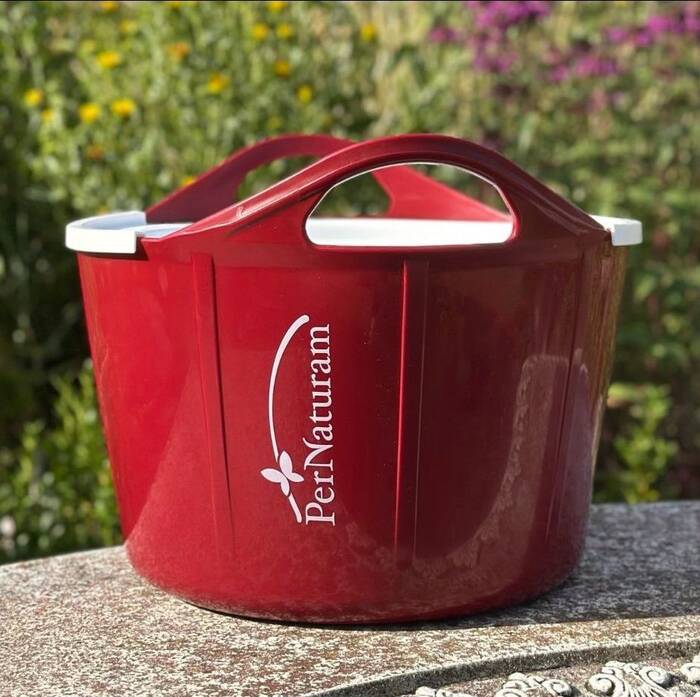 FlexiTrog bordeaux mit Deckel (17 Liter)