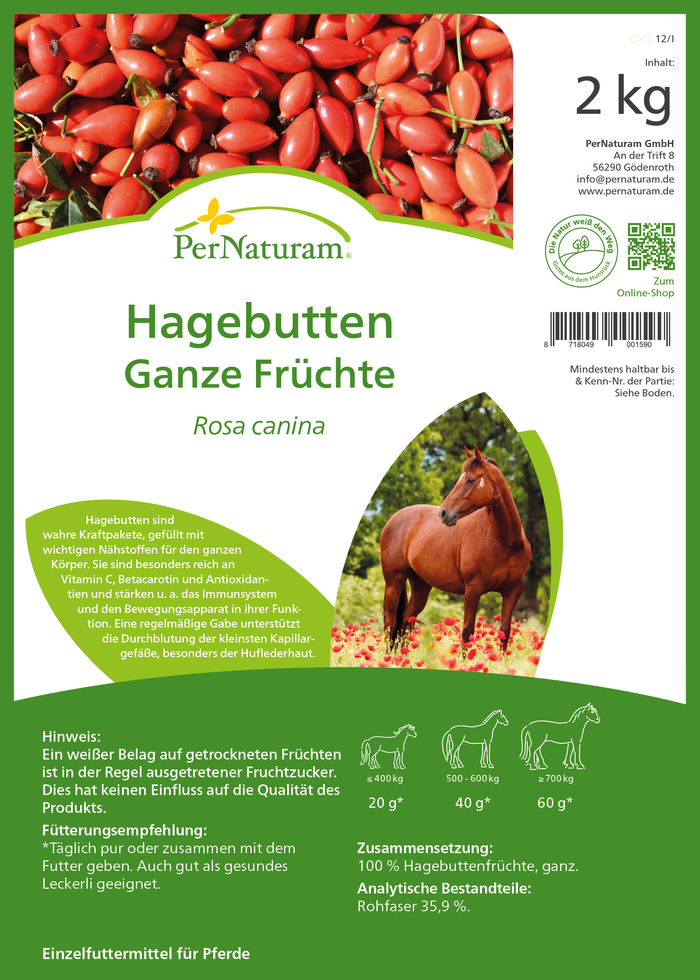 Rozenbottels hele vruchten
