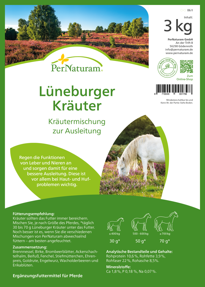 Lüneburger Kräuter - Nieren & Hautstoffwechsel