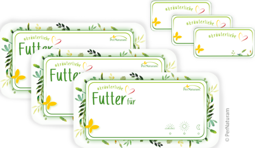 3er Set Aufkleber für die eckige FutterBox
