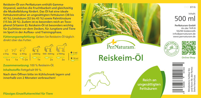 Rice germ oil