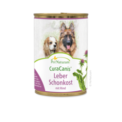 CuraCanis Leber Rind Schonkost (6 x 400 g) | PerNaturam Shop