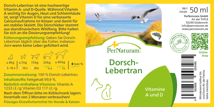 Cod liver oil (50 ml)