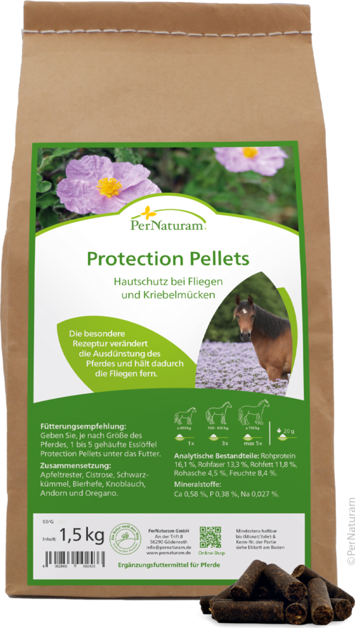 Protection Pellets von PerNaturam - Hautschutz bei Fliegen und Kriebelmücken